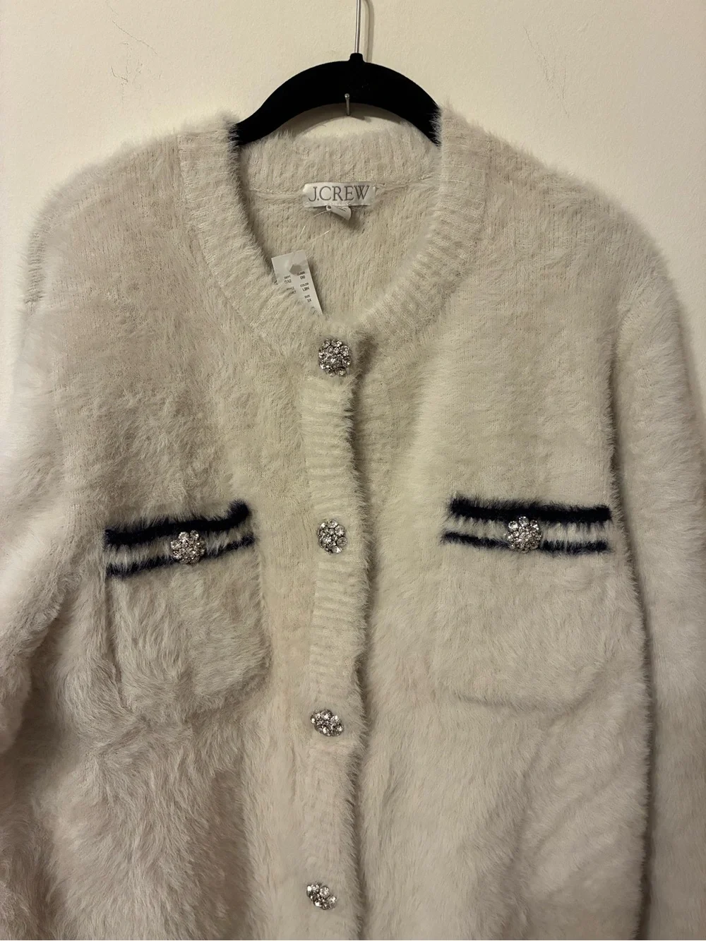 NWT J. Crew Sweater Lady Jacket in brushed yarn size 3x
